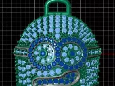 Bright Smile Minion Locket 3D print model 3D print model