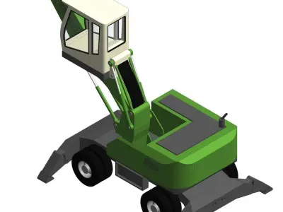 SENNEBOGEN Material Handler-33 Low-poly 3D model