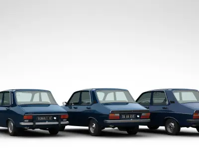 Renault 12 TL - TS - TX Pack 3D model