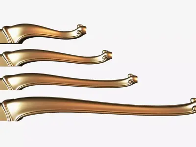 Carved decor ornament for cnc 3D model