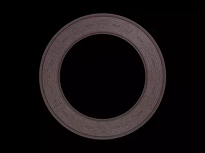 Zodiac Frame 3D print model