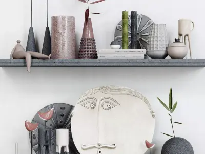 Decorative set K1 3D model