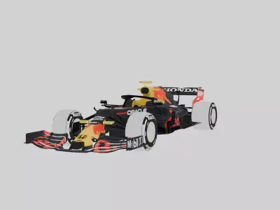 F1 Racing Car 3D model