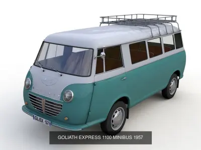 GOLIATH EXPRESS 1100 1957 3D Model Collection 3D Model Pack