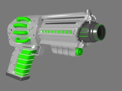 Sci fi Blaster Hand Gun 3D model