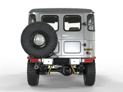 Toyota Fj40 1980 Custom Desing OBJ 3D model