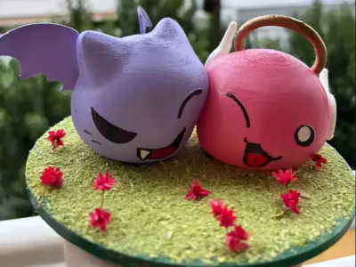 Ragnarok Online - Angeling and Deviling 3D print model