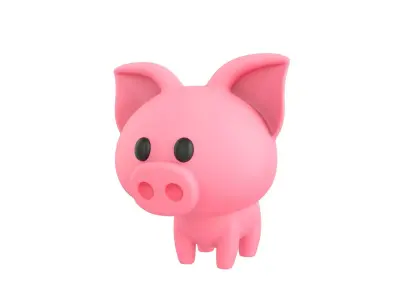 Character026 Pig 3D model