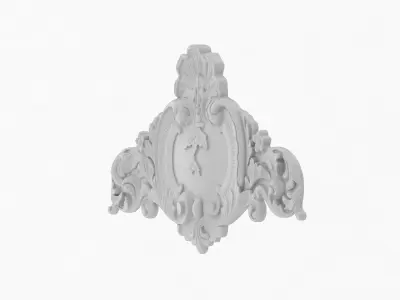 Cartouche Ornament 012 3D model