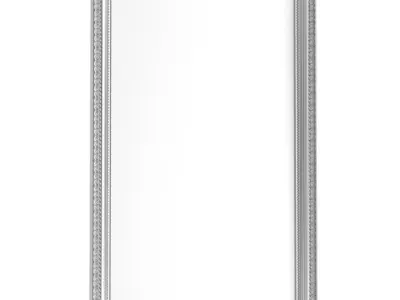 Classic picture in a carved gold frame 3D model