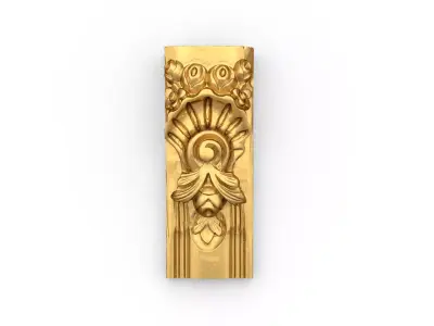 Classic decor ornament carved 29 3D model