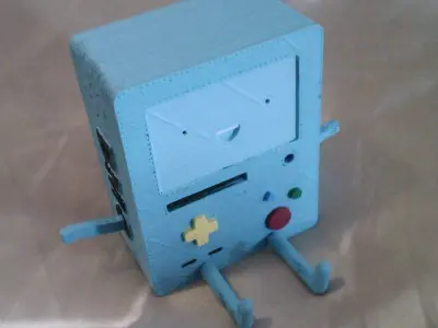 BMO from adventure time with pinpeg snap in appendages Free 3D print model