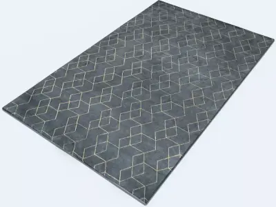 Bashian rug Free 3D model