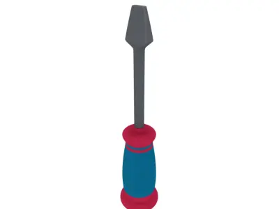 Screwdriver icon design 3D model