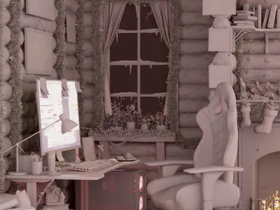 Santa After Christmas Is Over 3D model