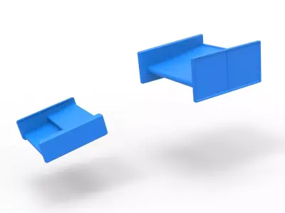 Wings of BriSCA Formula 1 Stock Car for Asphalt Scale 1 to 25 3D print model