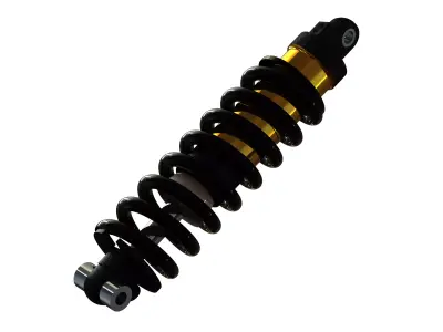 Manitou Rear Shock Swinger 6 Way 215 mm 3D model