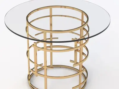 Jules Dining Table 3D model