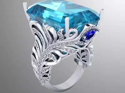 Ring ak 3 3D print model