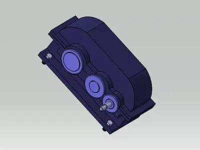 Full reduction gearbox assembly  3D print model