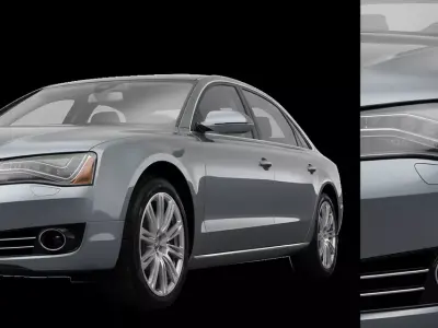 Audi a8 2014 3D model