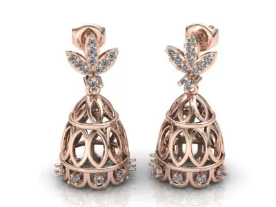 Jhumka pendant 3D print model