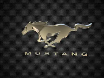 horse logo 3D model V3