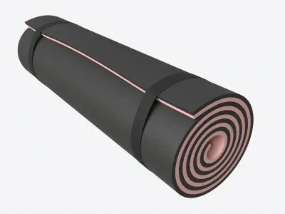 Camping Yoga Exercise Mat 3D model