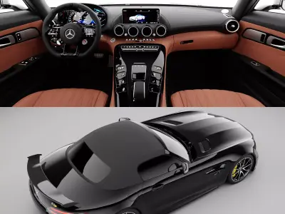 Mercedes-Benz AMG GT R Roadster 2020 3D model