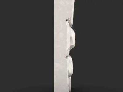 Stone Wall Kitbash Element 3D print model