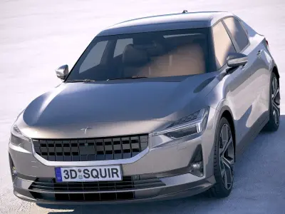 Polestar 2 2020 3D model