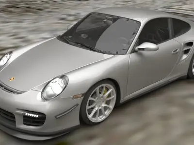 Porsche gt2 3D model