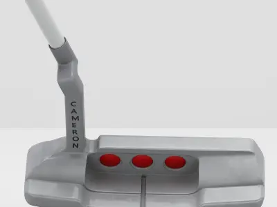 Golf Club Putter Low-poly 3D model