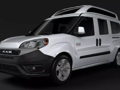 Ram ProMaster City Wagon SLT H2 2020 3D model