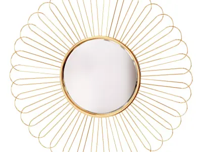 Wall mirror 69x2x69cm 806345 3D model