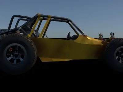 PUBG Buggy 3D model