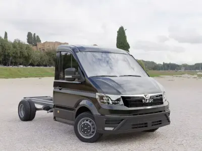 MAN TGE  Low Roof Single Cab 3D model