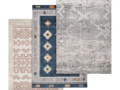 Rug Set 599 3D model