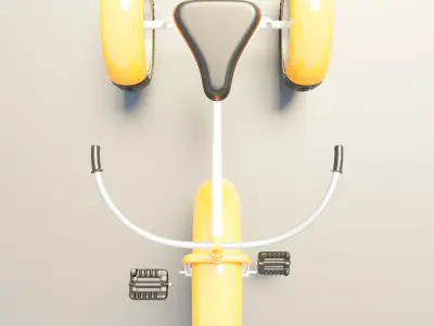 Children tricycle toy 3D model 3D model