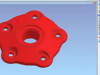 Sprocket Lock Motorcycle of Ducabike Ducati 1100S  3D print model