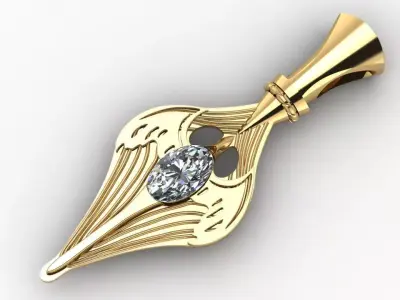 Flight necklace 3D print model