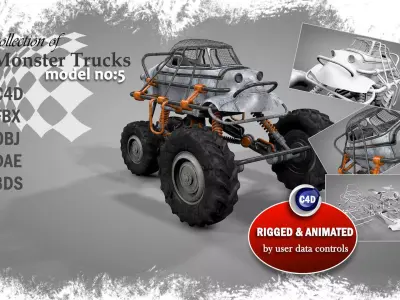 Monster Truck 5 3D model