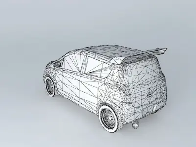 Suzuki Alto Tuned Free 3D model