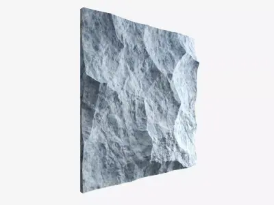 315-RockPanel piece of rock 3D model