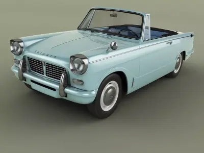 Triumph Herald 948 Convertible 3D model