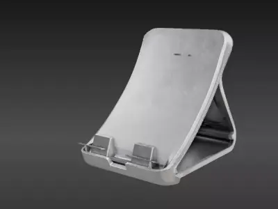 Luxury Minimalist Phone Stand 3D Model Print-Ready Low Poly  Low-poly 3D model