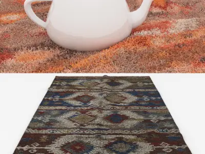 Rugs No 239 Low-poly 3D model