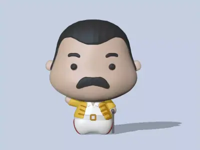 Freddie Mercury  3D print model