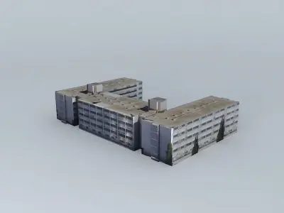 Construction in Honolulu HI USA 3D model