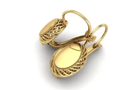 earrings 3D print model